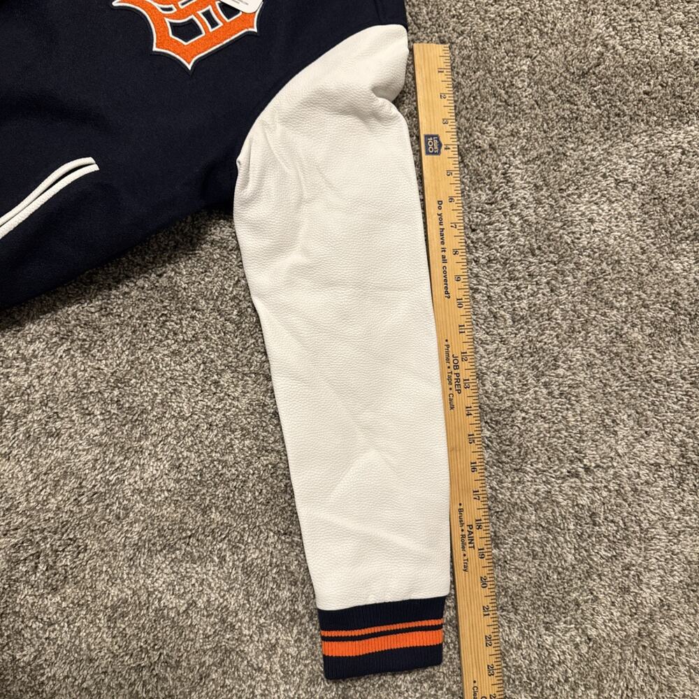 Pro Standard Detroit Tigers MLB Varsity Script Jacket – Womens Size M - Picture 7 of 9